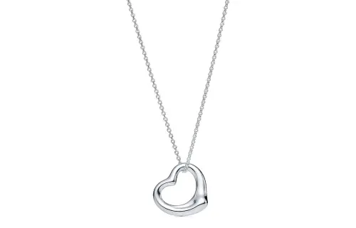 Tiffany & CO. sterling silver Open Heart necklace