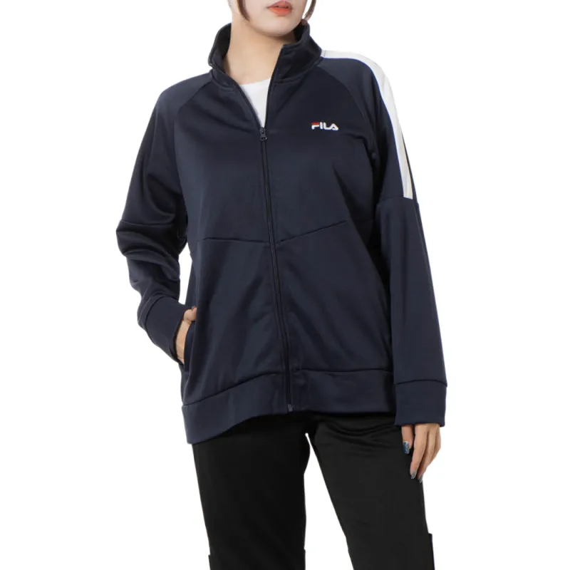 FILA Jackets Women's Blue Stand Collar Moderate Other