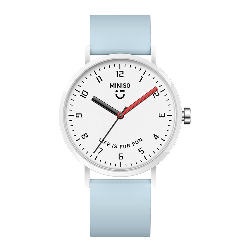 Trend fashionable universal sports men's watch for students, quartz silicone watch strap for men and women, white waterproof dial, gift box, pack, quartz mechanism, for beloved