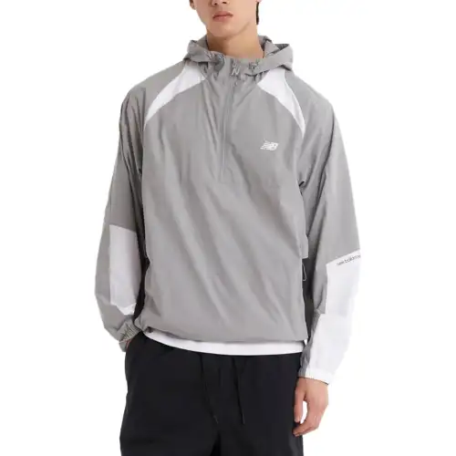 New Balance Jackets & Coats Men's Gray