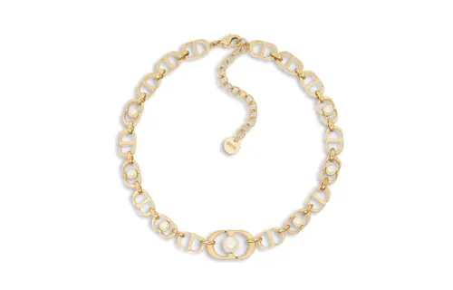 DIOR 30 Montaigne Resin, Pearl, Metal Necklaces Women's Gold