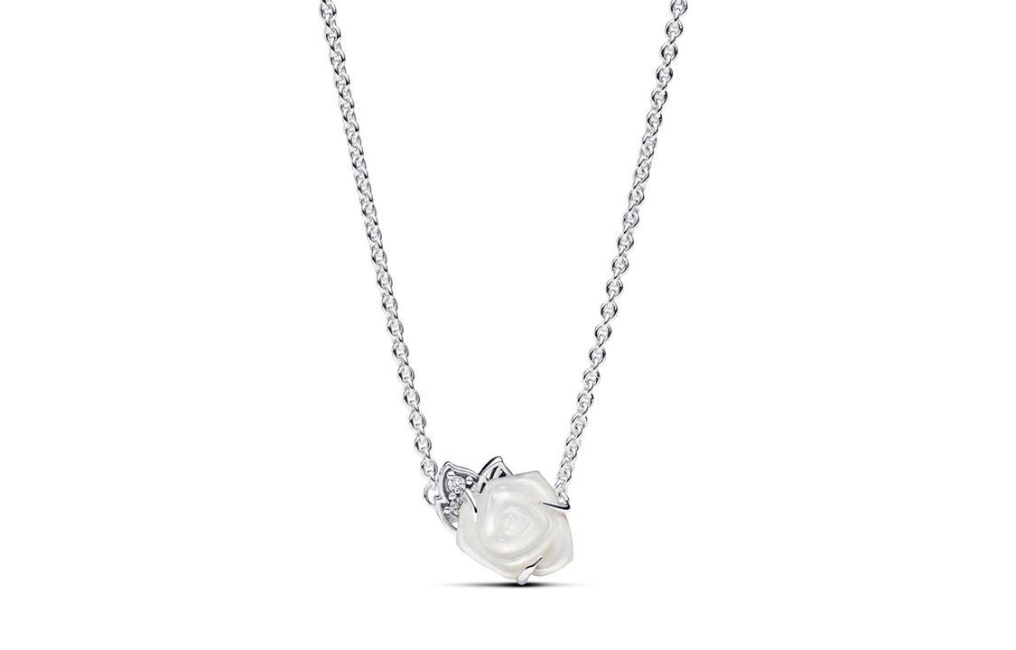 Pandora Pandora, pendant, necklace pearl, silver 925 sample