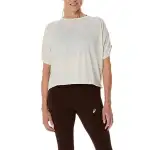 Asics NAGINO RUN Drop Shoulder Sleeve T Shirt Women's Birch Heather