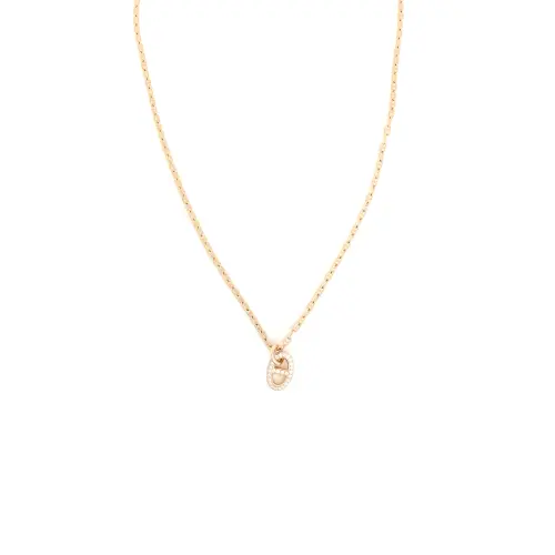 HERMES Farandole 18K Rose Gold Necklaces Women's