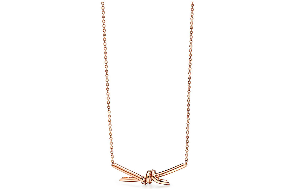 Женская подвеска TIFFANY Knot (серебристая) — фото 3