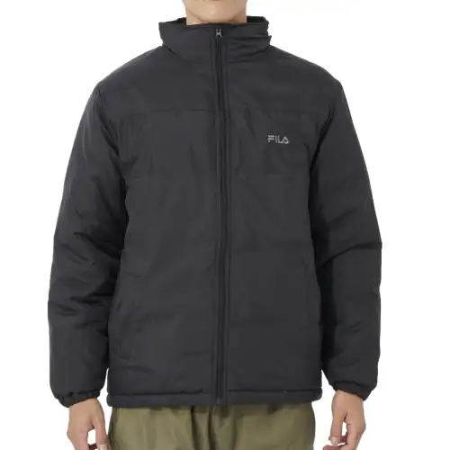 FILA Jackets Men's Black Stand Collar Moderate Other