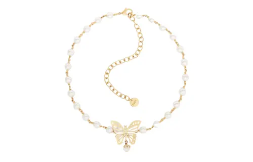DIOR Metal, Pearl Necklaces Women's Gold