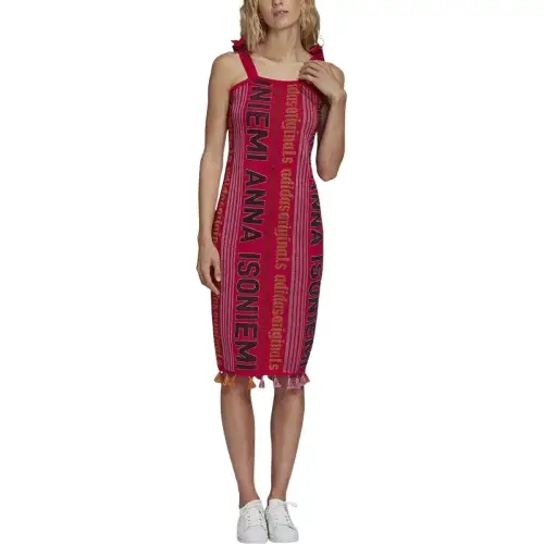 Adidas Originals x Anna Isoniemi Slip Dress Women's Bold Pink/Joyful Orange