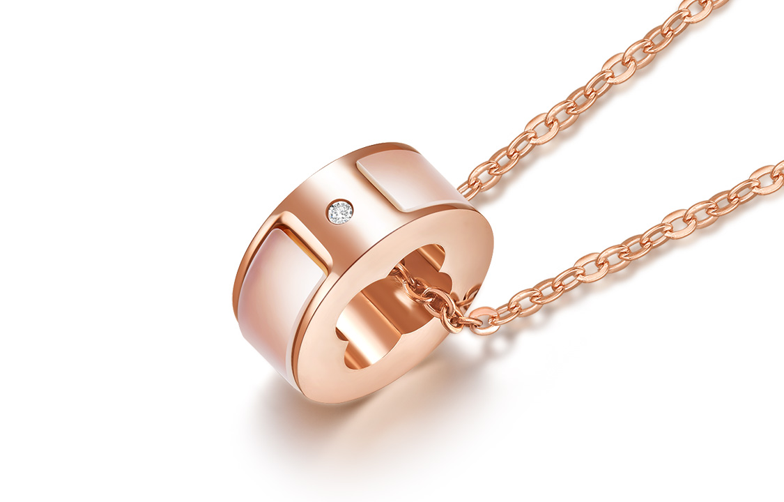 Daisy Farrow DAISY FELLOWES Small Waist Minimalist Style Alloy Necklace Women's