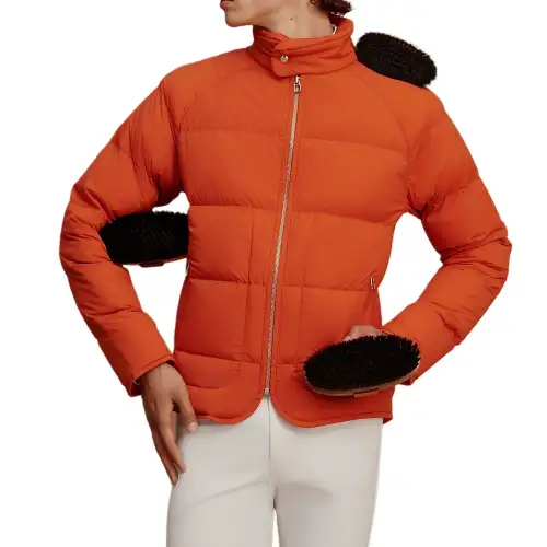 HERMES Down Jacket Men's Orange