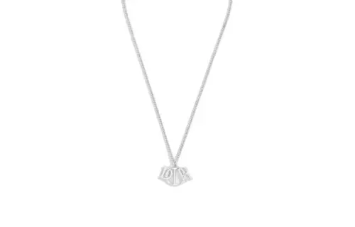DIOR Brass Necklaces Men's Silver
