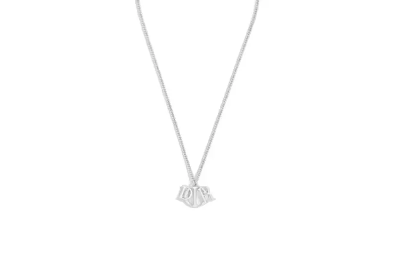 DIOR Brass Necklaces Men's Silver