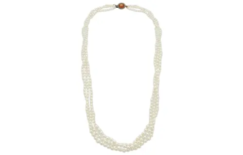 GUCCI G Glass, Pearl, Metal Necklaces Women's