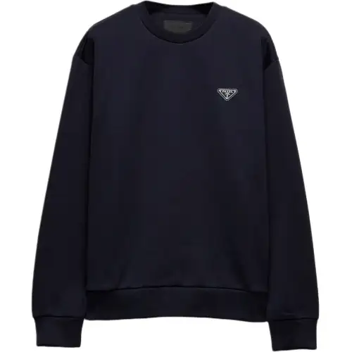 PRADA Triangle logo Sweatshirt