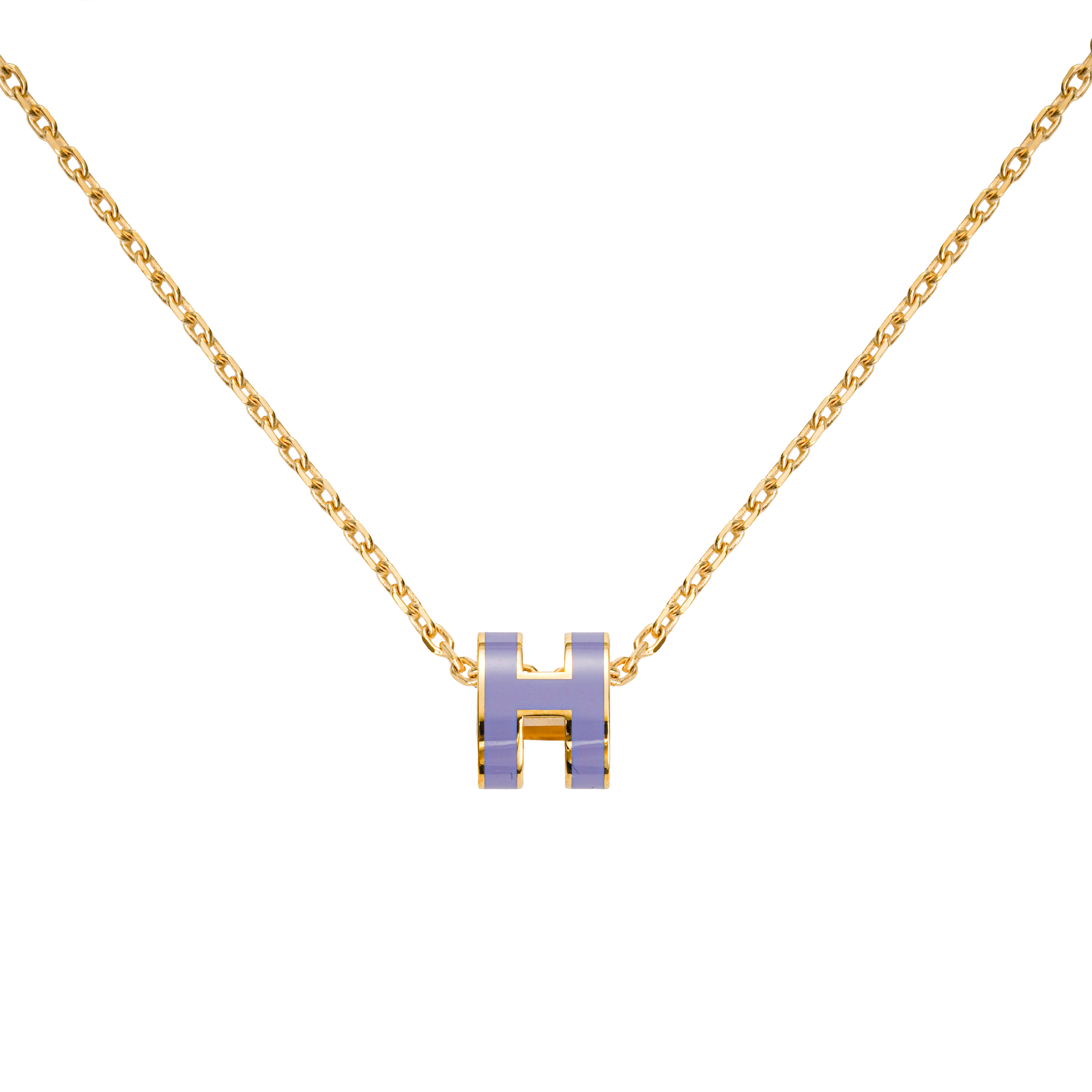 Подвеска Hermes Mini Pop H (фиолетовая) — фото 2