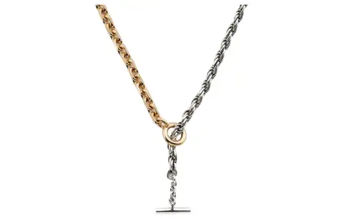 Bottega Veneta Necklaces Unisex Gold/Silver