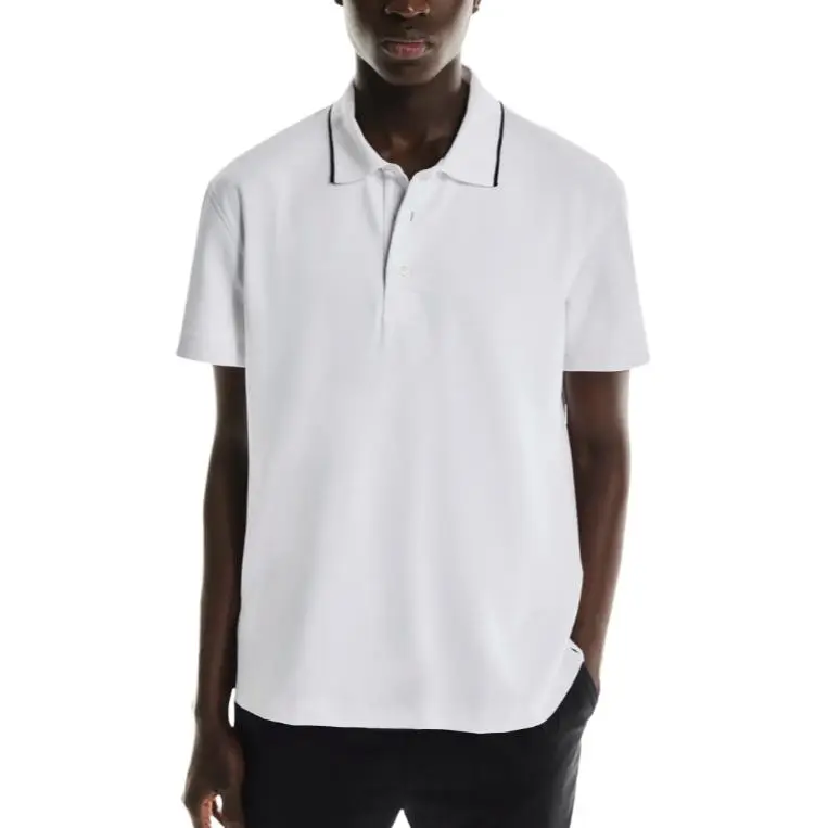On Polo Shirts Men's White Moderate
