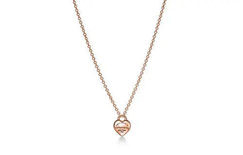 TIFFANY & CO. 18K Rose Gold Necklaces Unisex