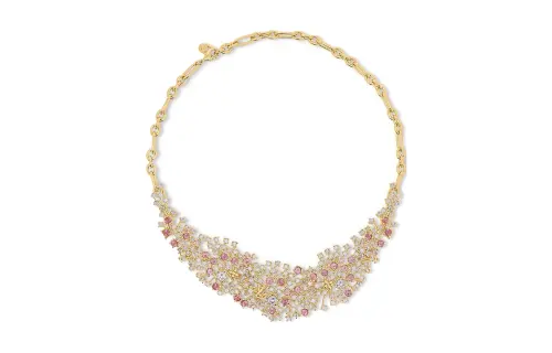 LOUIS VUITTON Metal, Faux Crystal Necklaces Women's Gold