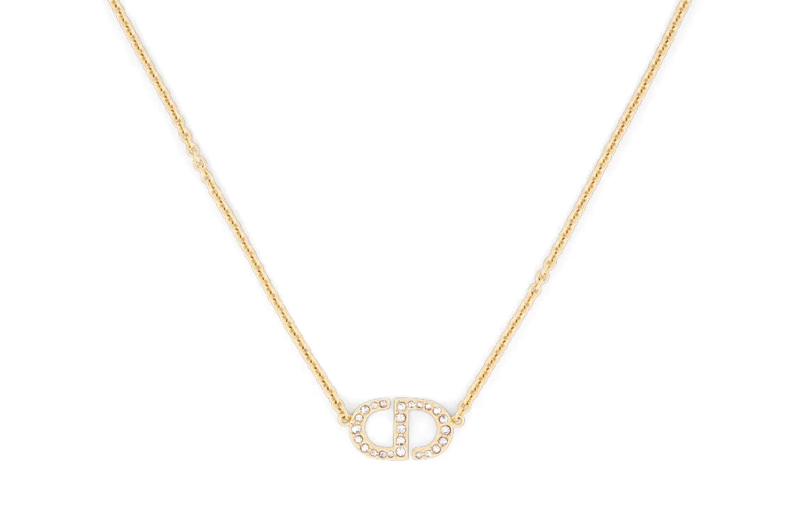 Женское колье Dior DIOR CD (золотое)