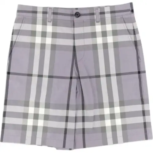 Burberry Check Pattern Bermuda Shorts