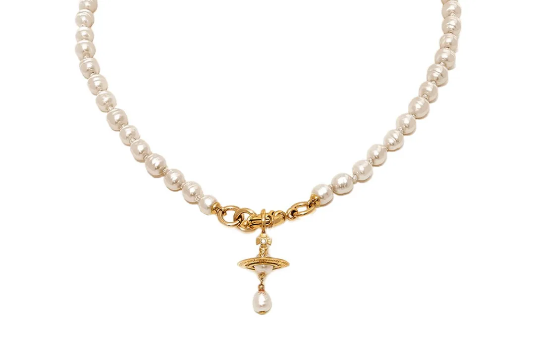 Vivienne Westwood Orb-detail Pearl Necklace