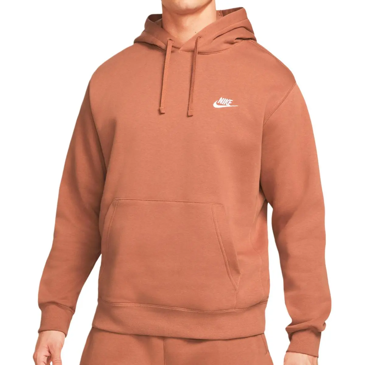 Nike Sweatshirts Men's Brown Hooded Moderate