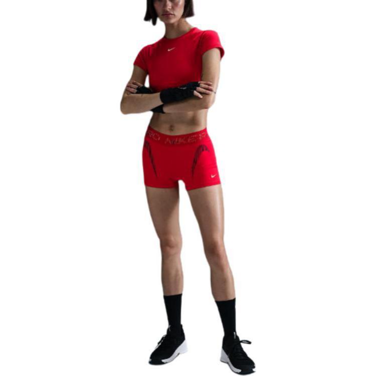 Nike Pro Women’s Mid-Rise 3″ Graphic Biker Shorts