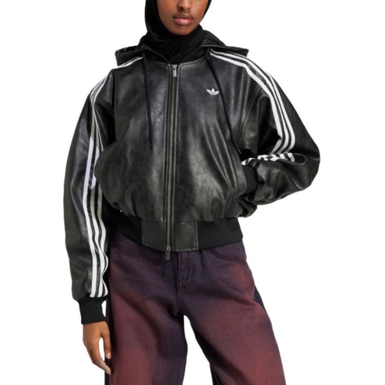 Женская куртка adidas originals (черная)