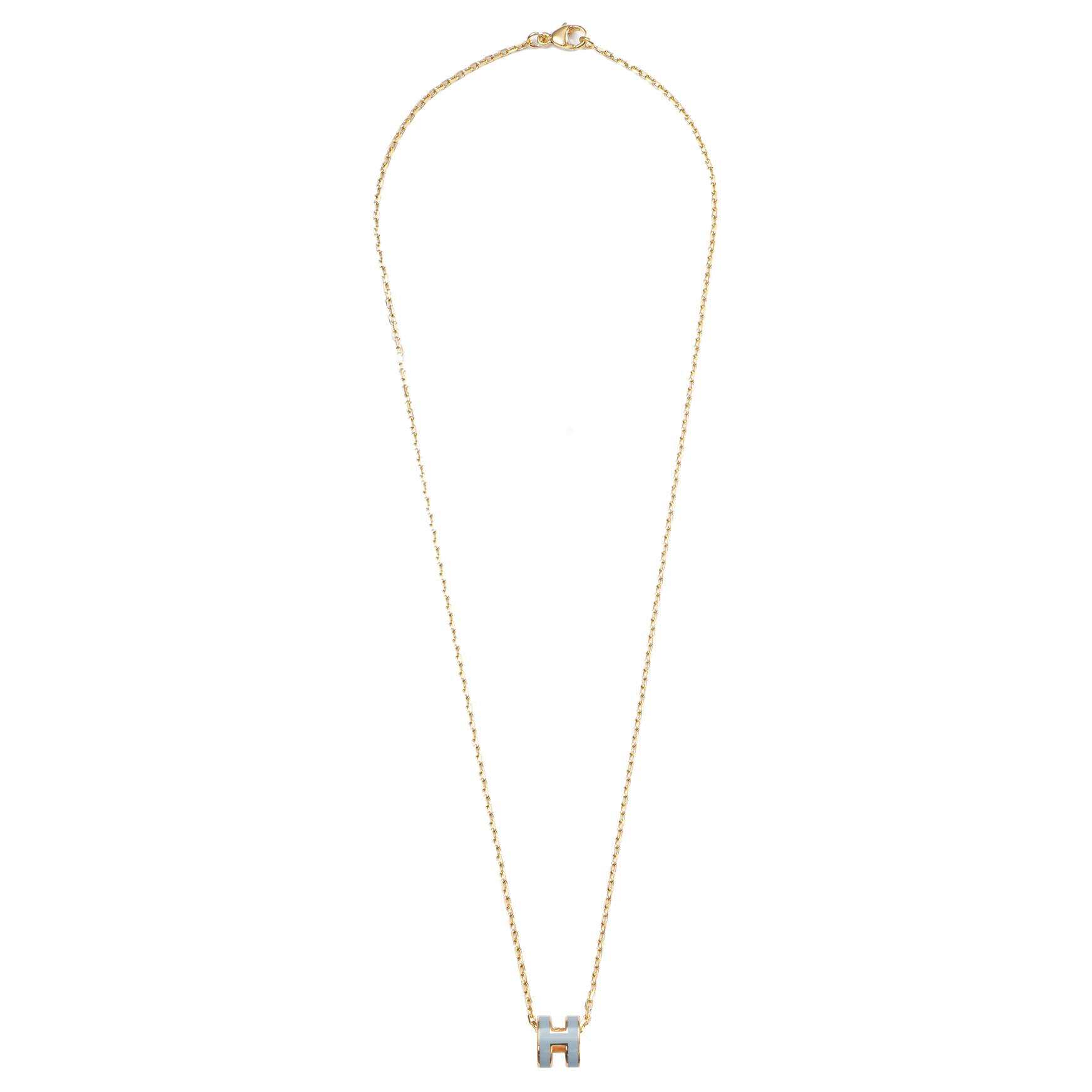 Подвеска Hermes Mini Pop H (фиолетовая) — фото 4