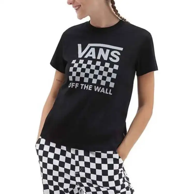 Vans T Shirts Women's Black Crew Neck