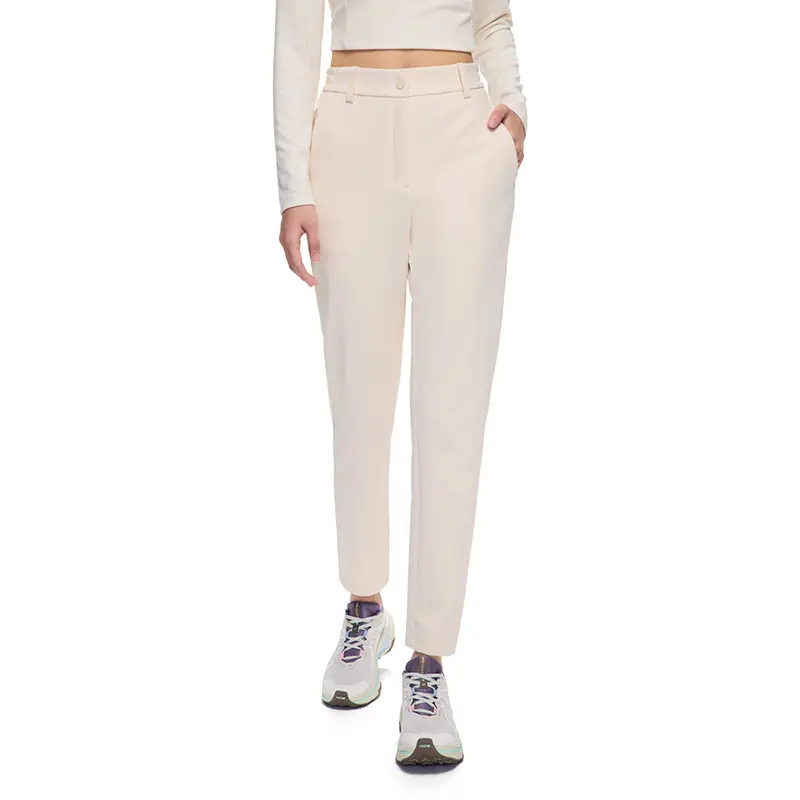 Anta Champion All Weather Collection Comfortable Casual High Rise Minimalist Style Straight Fit Fleece Lined