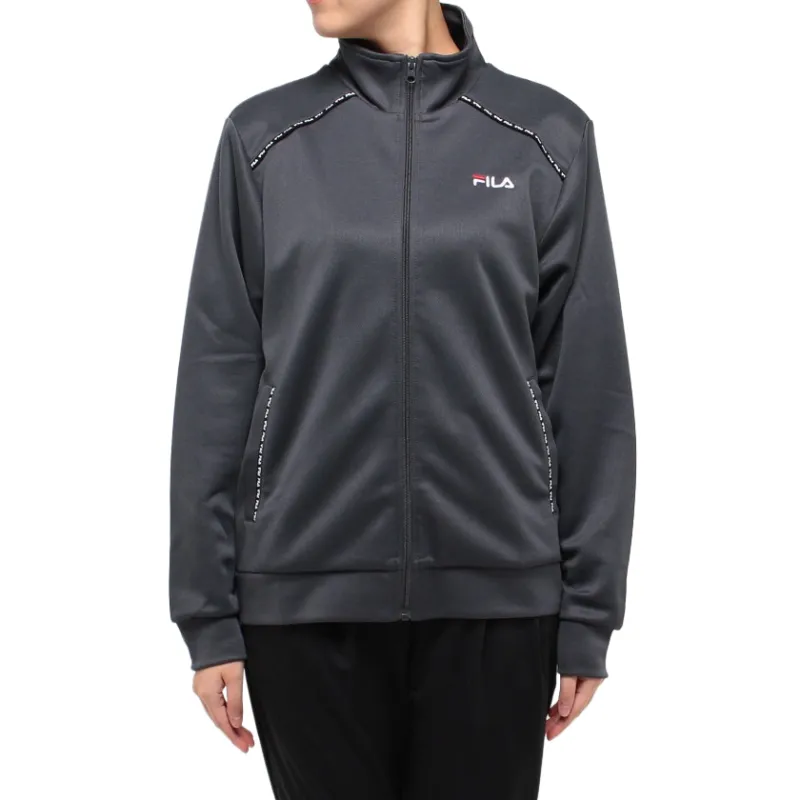 FILA Jackets Women's Gray Stand Collar Moderate Other