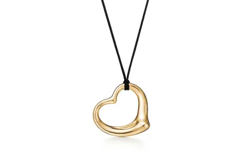 TIFFANY & CO. Elsa Peretti® 18K Gold, Silk Necklaces Women's Gold