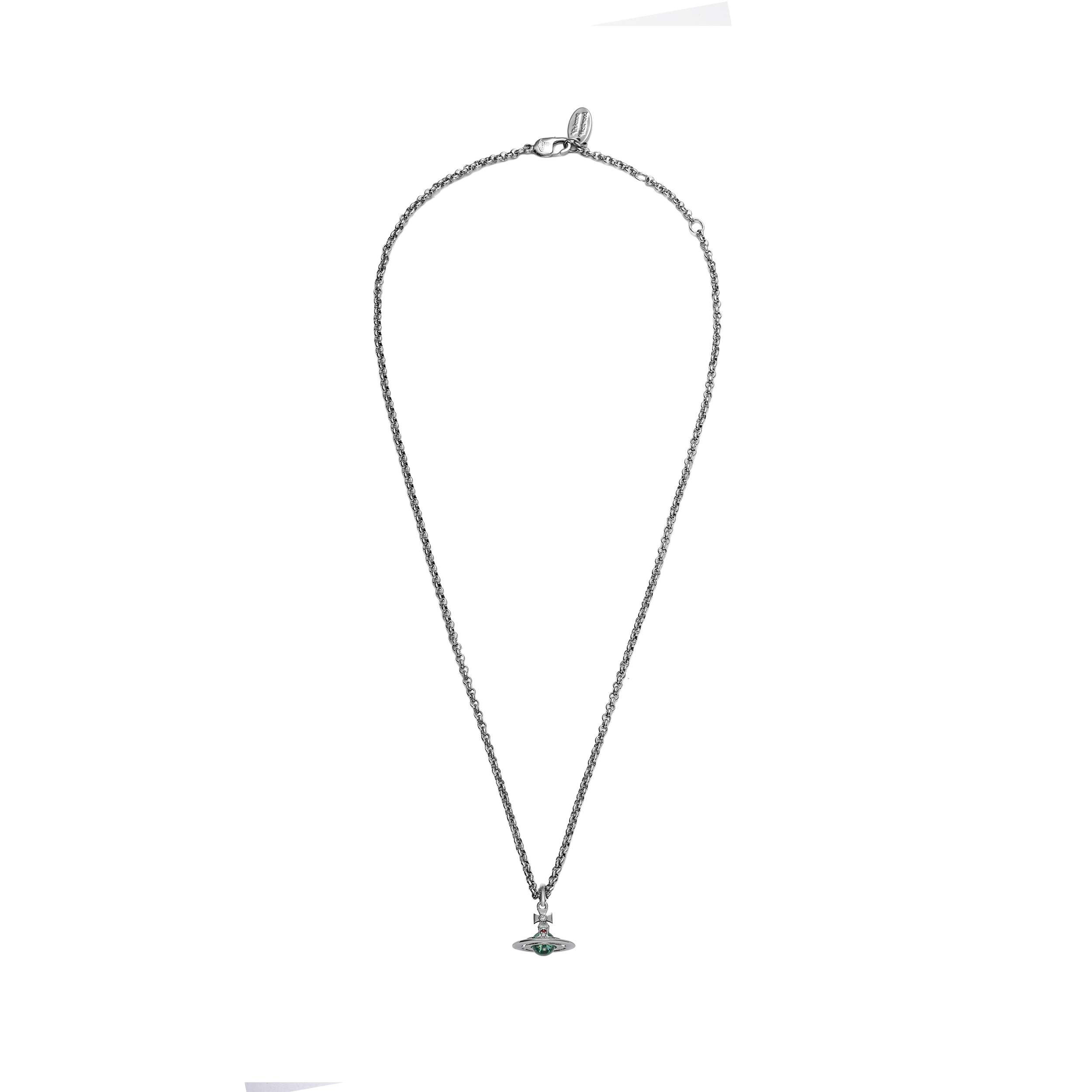 Женская сумка Vivienne Westwood New petite orb (серебристая)