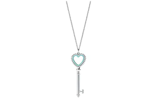 TIFFANY & CO. Tiffany, necklace heart shaped for keys, silver 925 sample