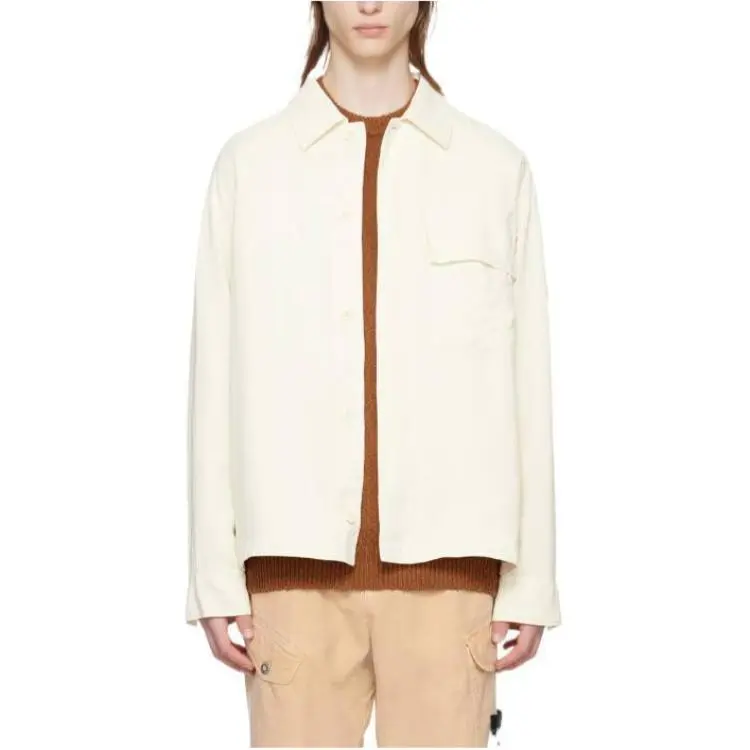 STONE ISLAND Jackets & Coats Men's Ecru
