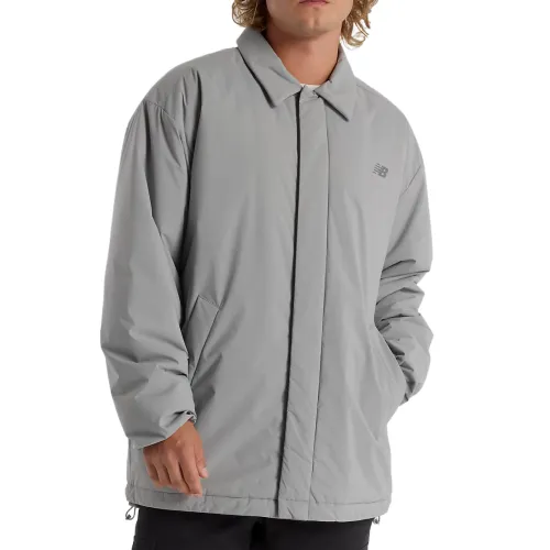 New Balance Coaches Puffer Jacket Men's Slate Gray