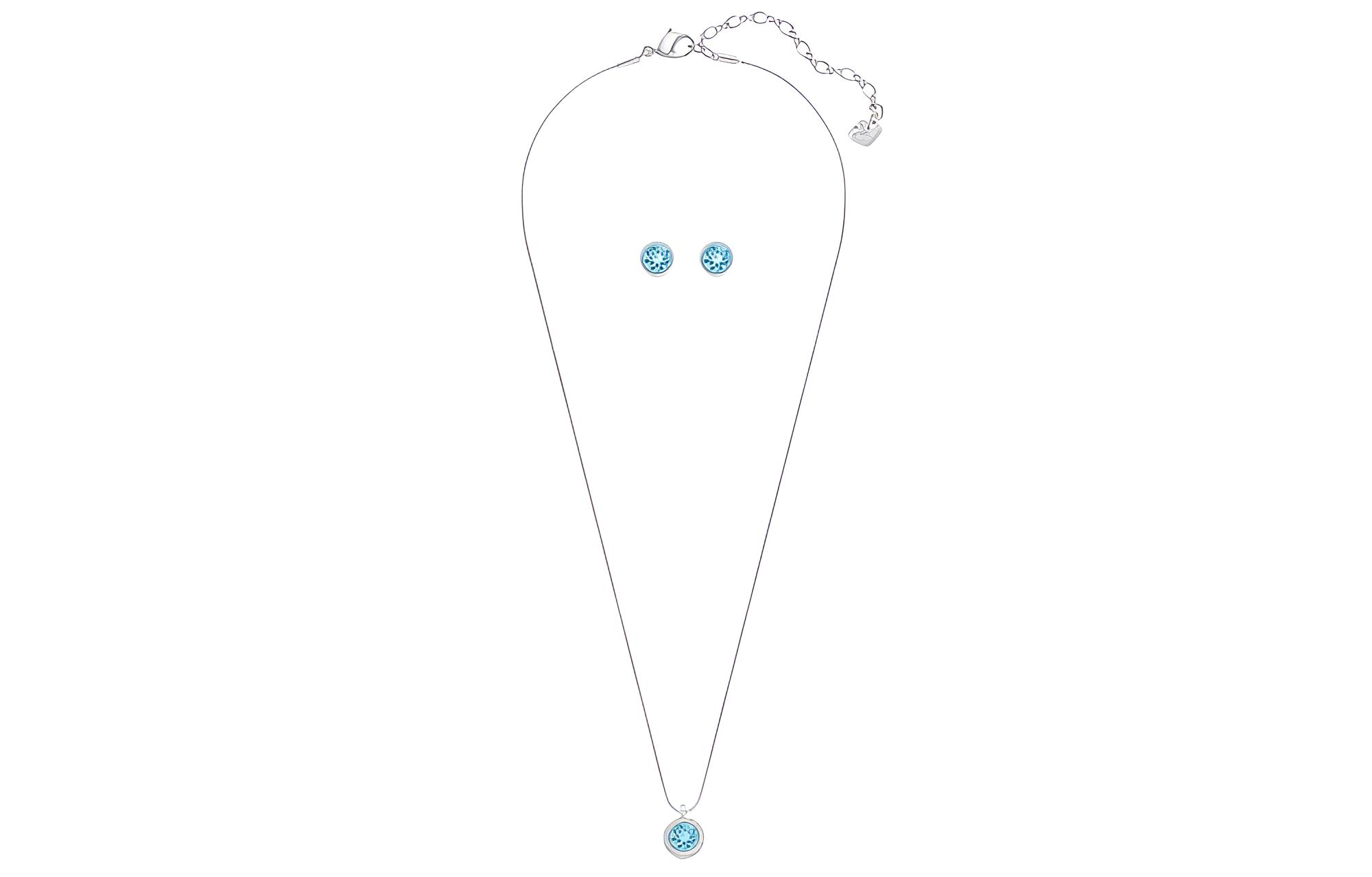 Женское necklace Swarovski Flirt (синее) — фото 3