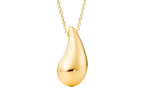 TIFFANY & CO. 18K Gold Necklaces Unisex Gold