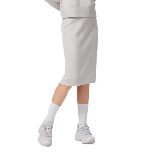 FILA Casual Long Skirt Women's Ivory Gray