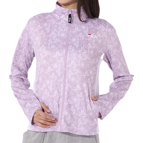 FILA Jackets Women's Purple Stand Collar Moderate Other