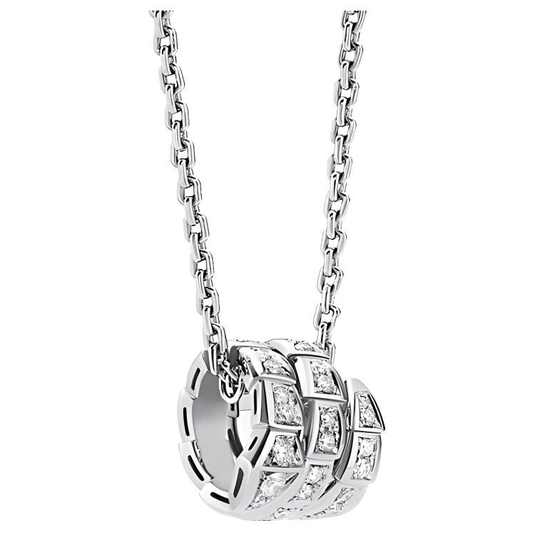 BVLGARI SERPENTI VIPER Necklaces Unisex Silver