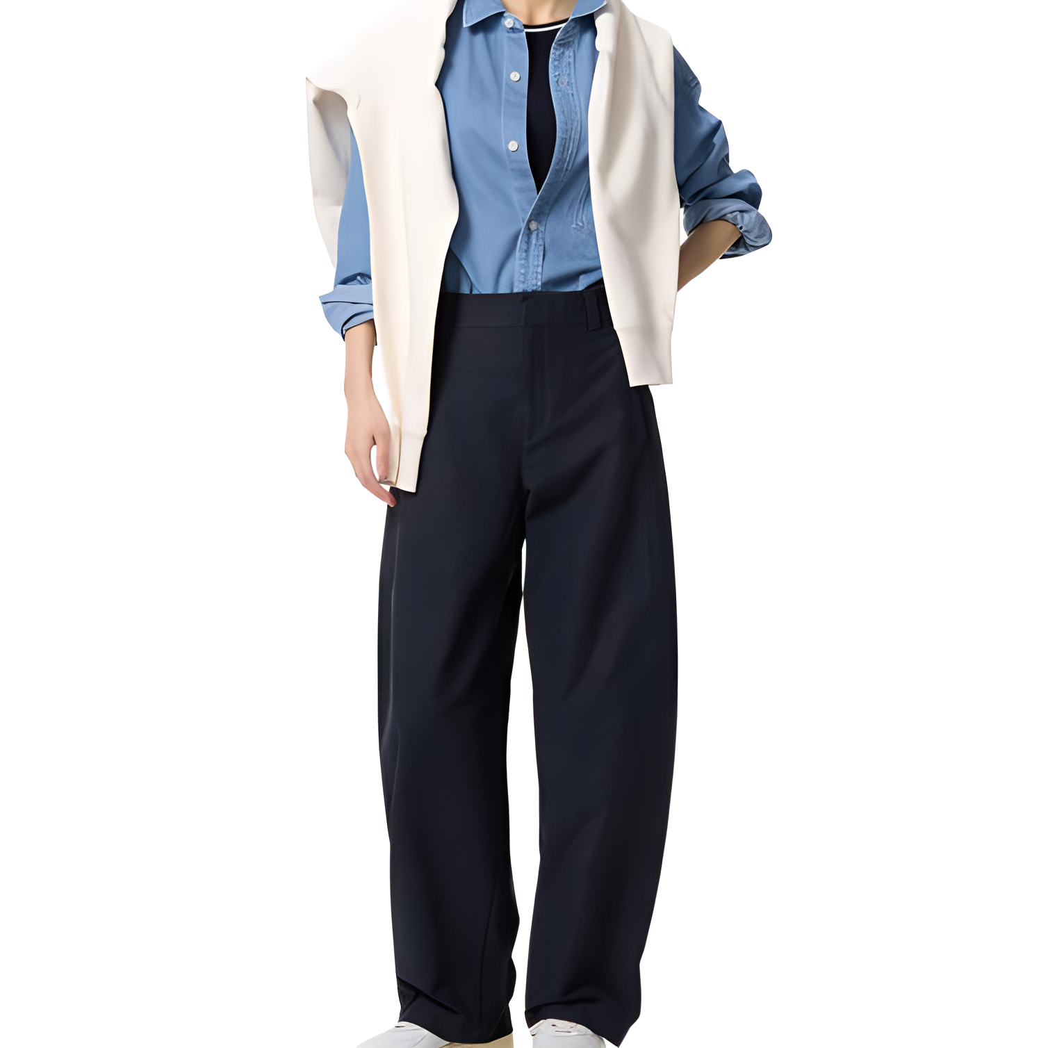Женские штаны UNIQLO Casual Pants (бежевые)