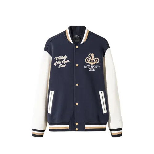 Anta Life Collection Baseball Jacket Men's Indigo Blue