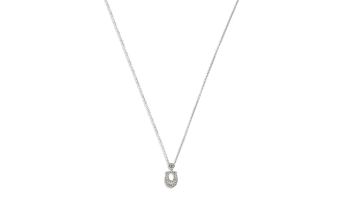 COACH Copper Necklaces Women's Silver