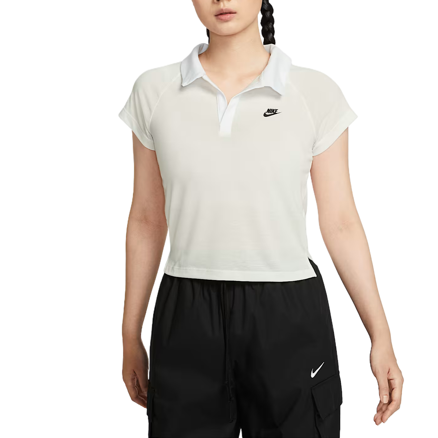 Женская футболка Nike (черная)