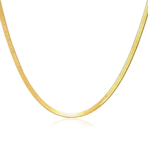 RAWNESS Titanium Steel Necklaces Unisex Gold, Silver