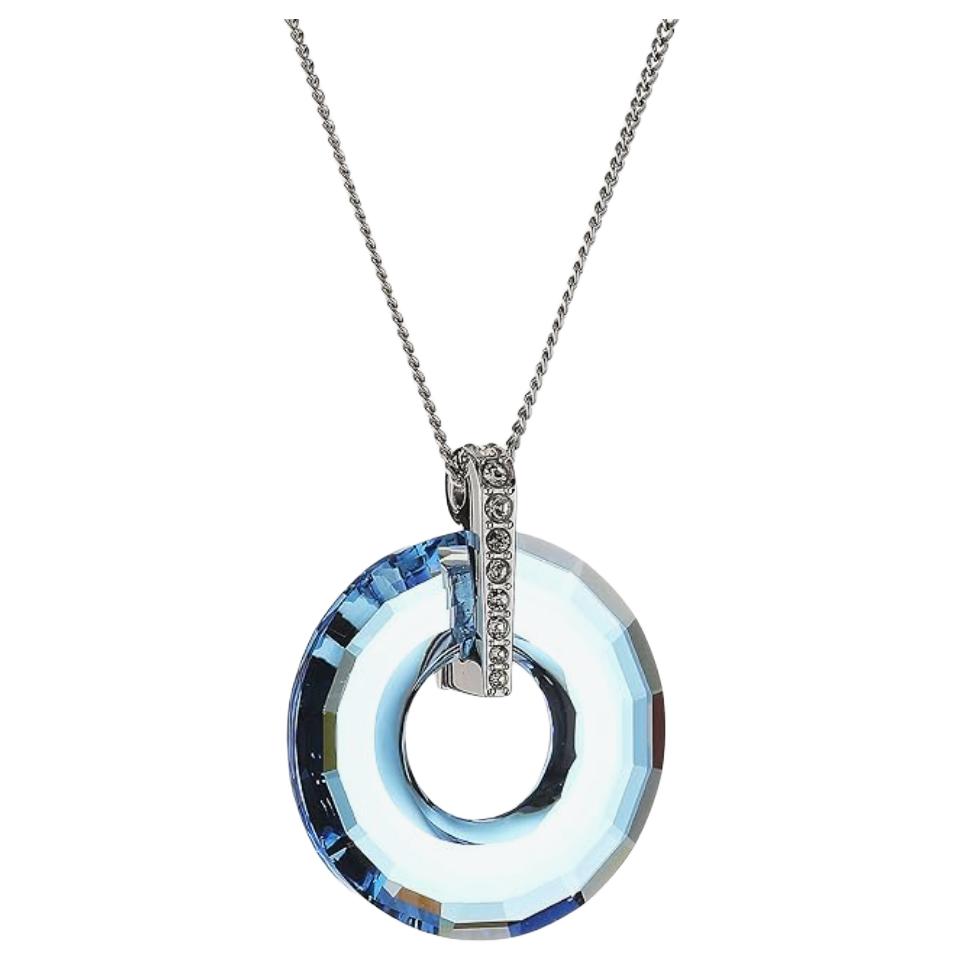 Женское колье Swarovski (серебристое)