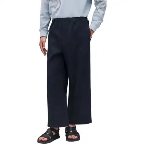 HERMES SS25 Casual Pants Men's Marine Blue